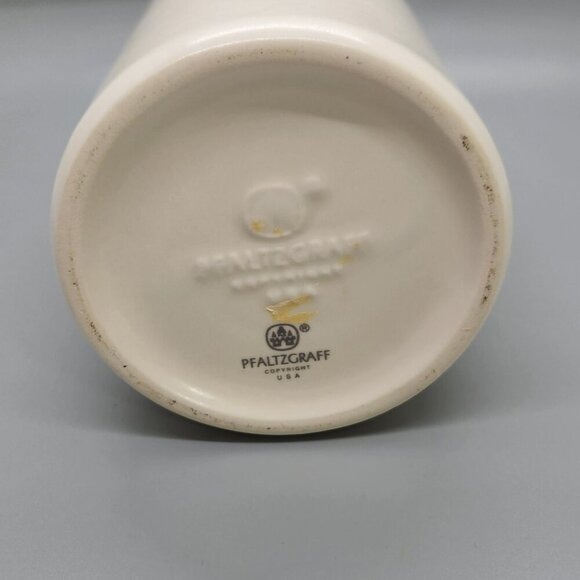 Vintage Pfaltzgraff 8” Tearose Milk Bottle Jug Vase - Picture 3 of 7